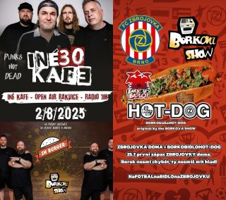 2.8. 2025 na @inekafe_official 25.7. 2025 na prvním zápase @fczbrojovkabrno jsou nejbližší akce kde si dáš...